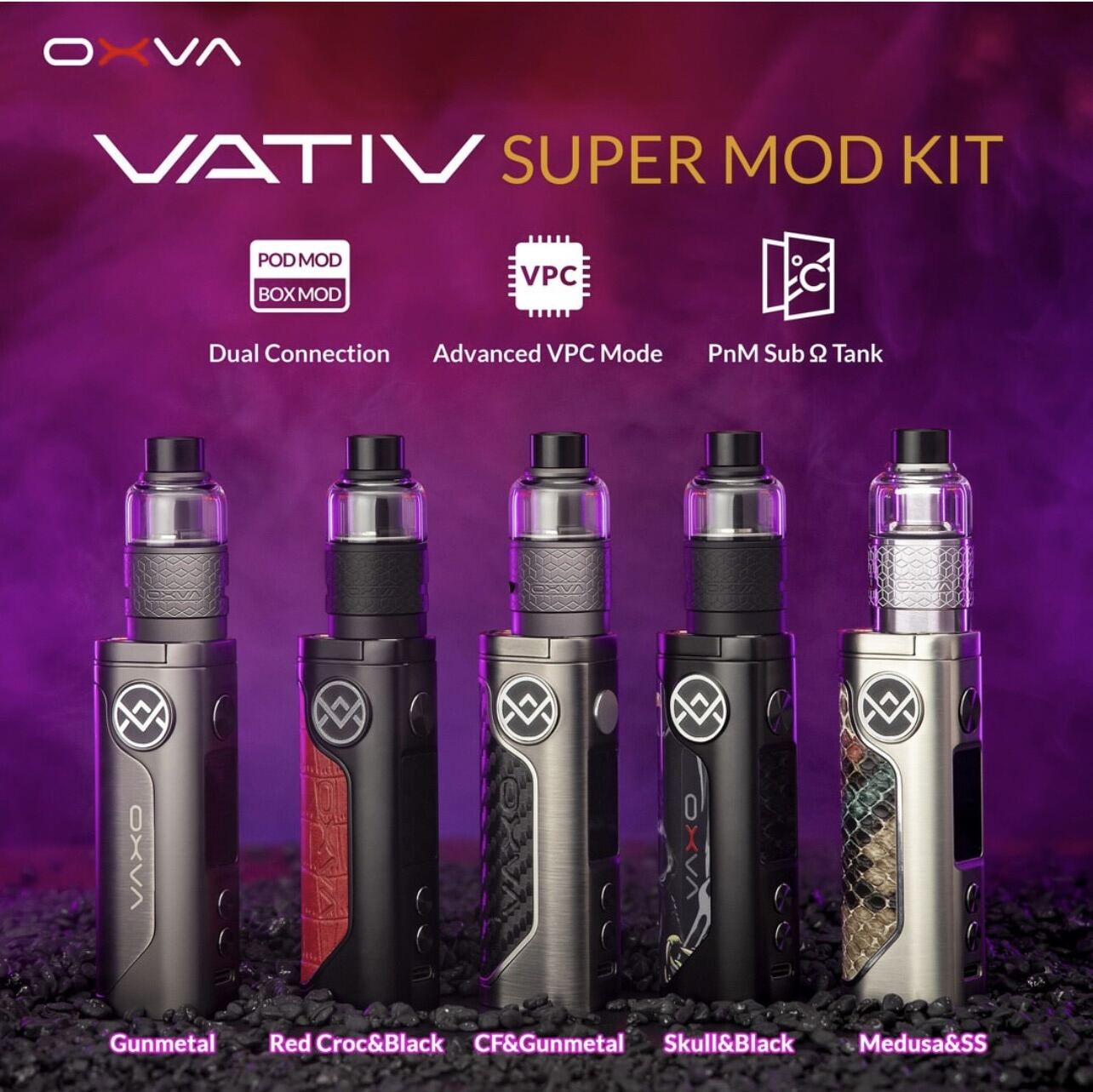 Oxva Vativ Full Kit Pod Mod Vape W Legit Lazada Ph