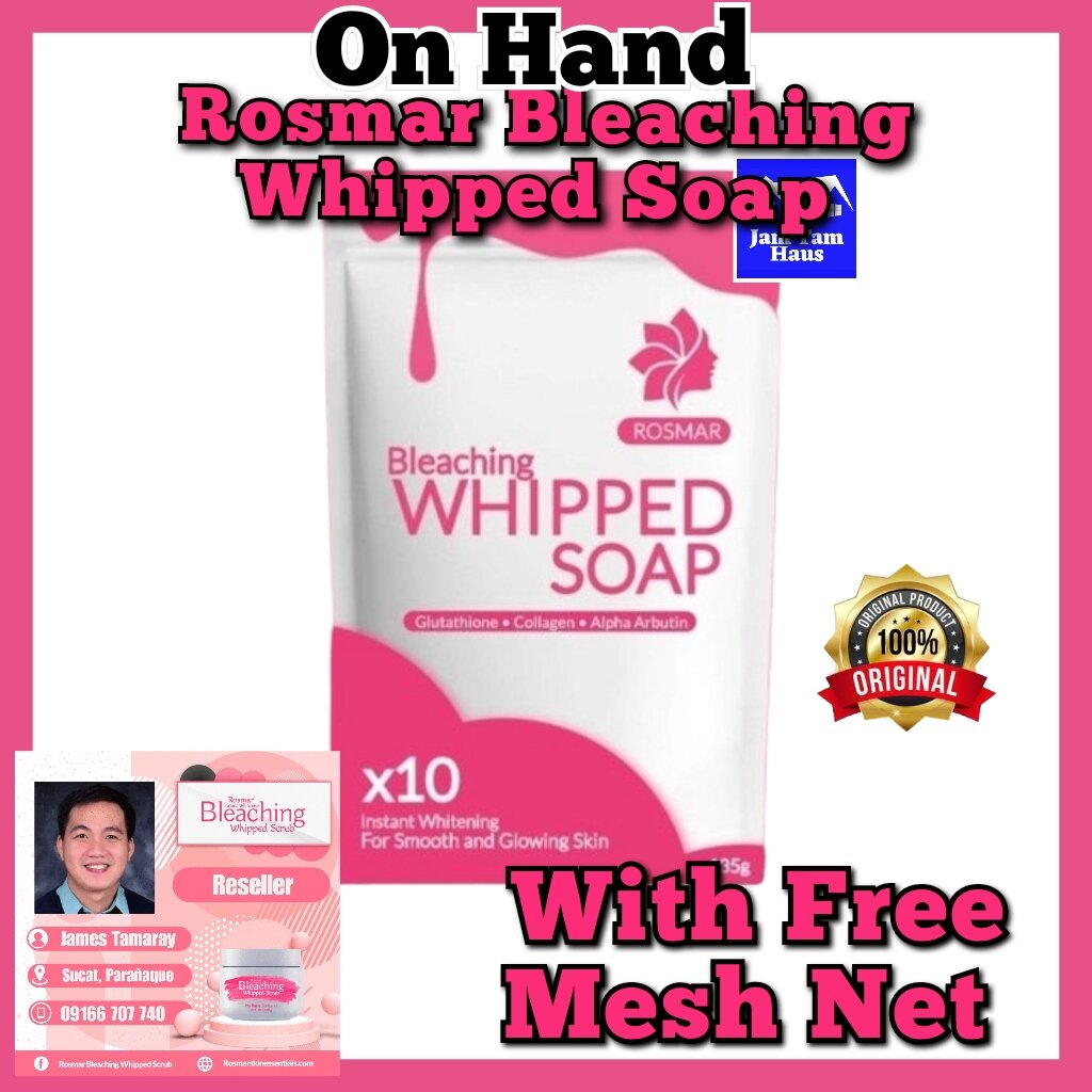 Rosmar Bleaching Whipped Soap Lazada Ph