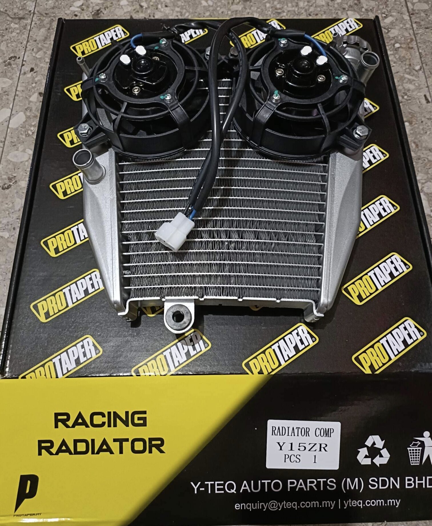 PRO TAPER TWIN FAN BIG RADIATOR SNIPER 150 V1 V2 Lazada PH