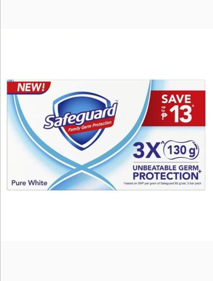 SAFEGUARD PURE WHITE BAR SOAP 130 Grams3 Pcs Lazada PH