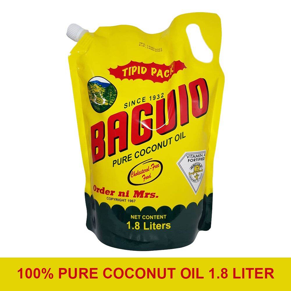 Baguio Pure Coconut Oil Liter Sup Lazada Ph