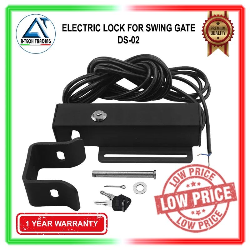 DC12 24V 3 Latch Heavy Duty Automatic Electric Lock For Swing Gate