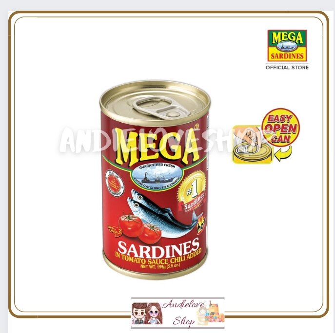 Food Mega Red Sardines Tomato Sauce G Cans Lazada Ph