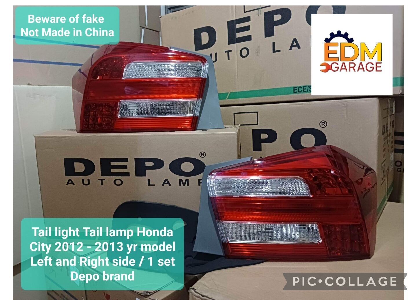 Tail Light Tail Lamp Honda City Yr Model Left And Right