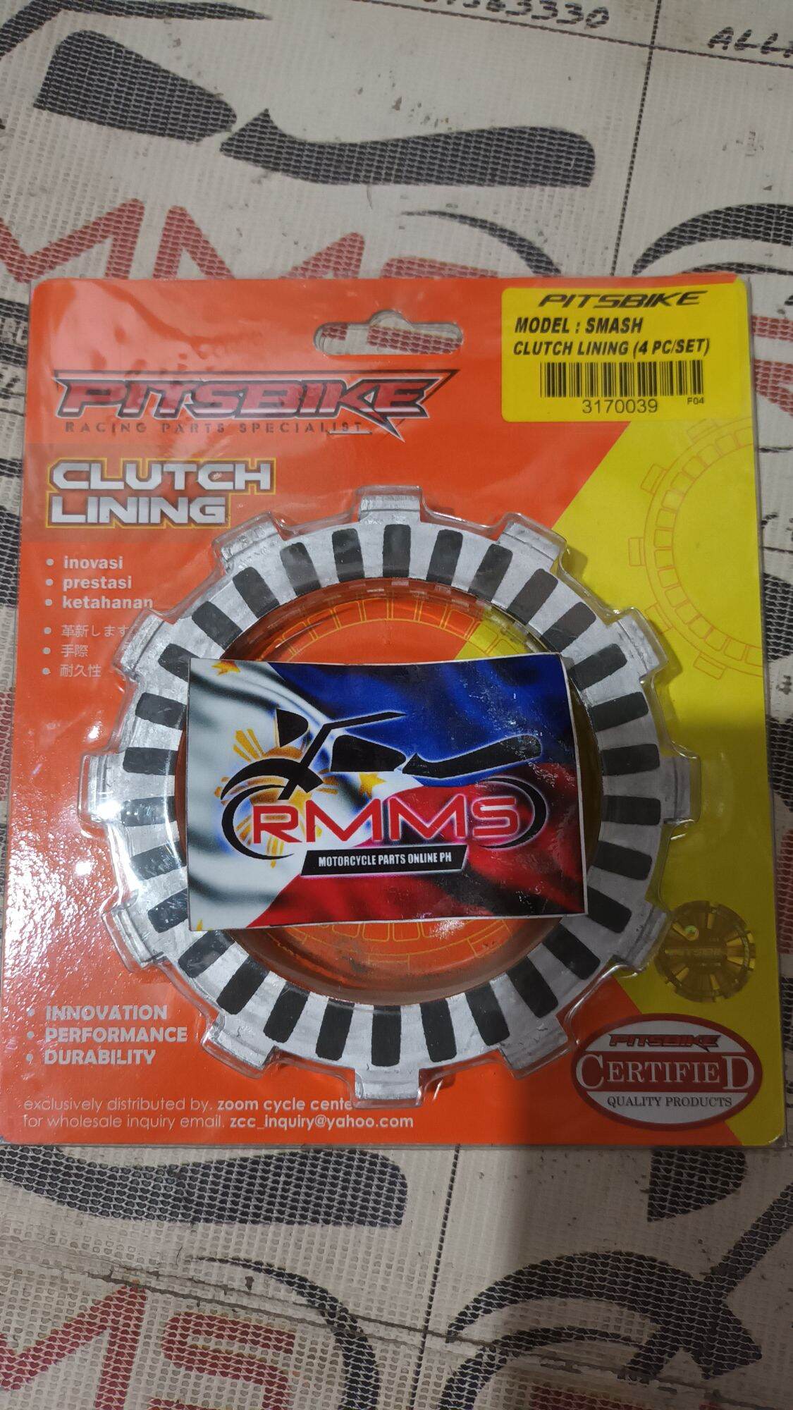 Pitsbike Clutch Lining Set For Smash 115 Lazada PH