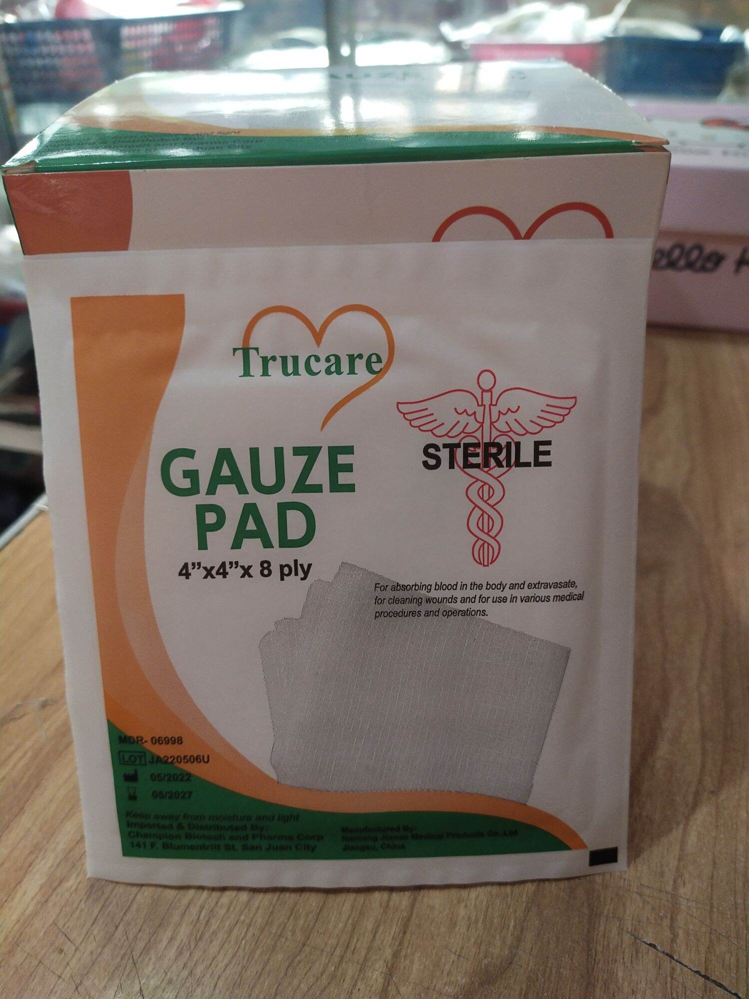 STERILE GAUZE PAD 4X4X8PLY TRUCARE Lazada PH