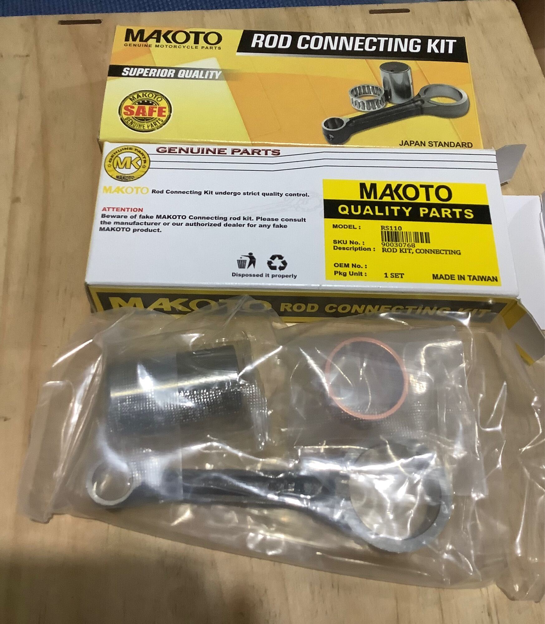 YAMAHA RS110 CONNECTING ROD KIT MAKOTO Lazada PH