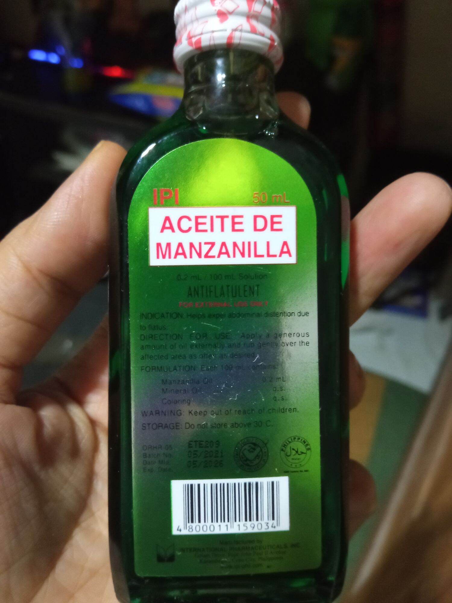 Aceite De Manzanilla 50ml Lazada PH