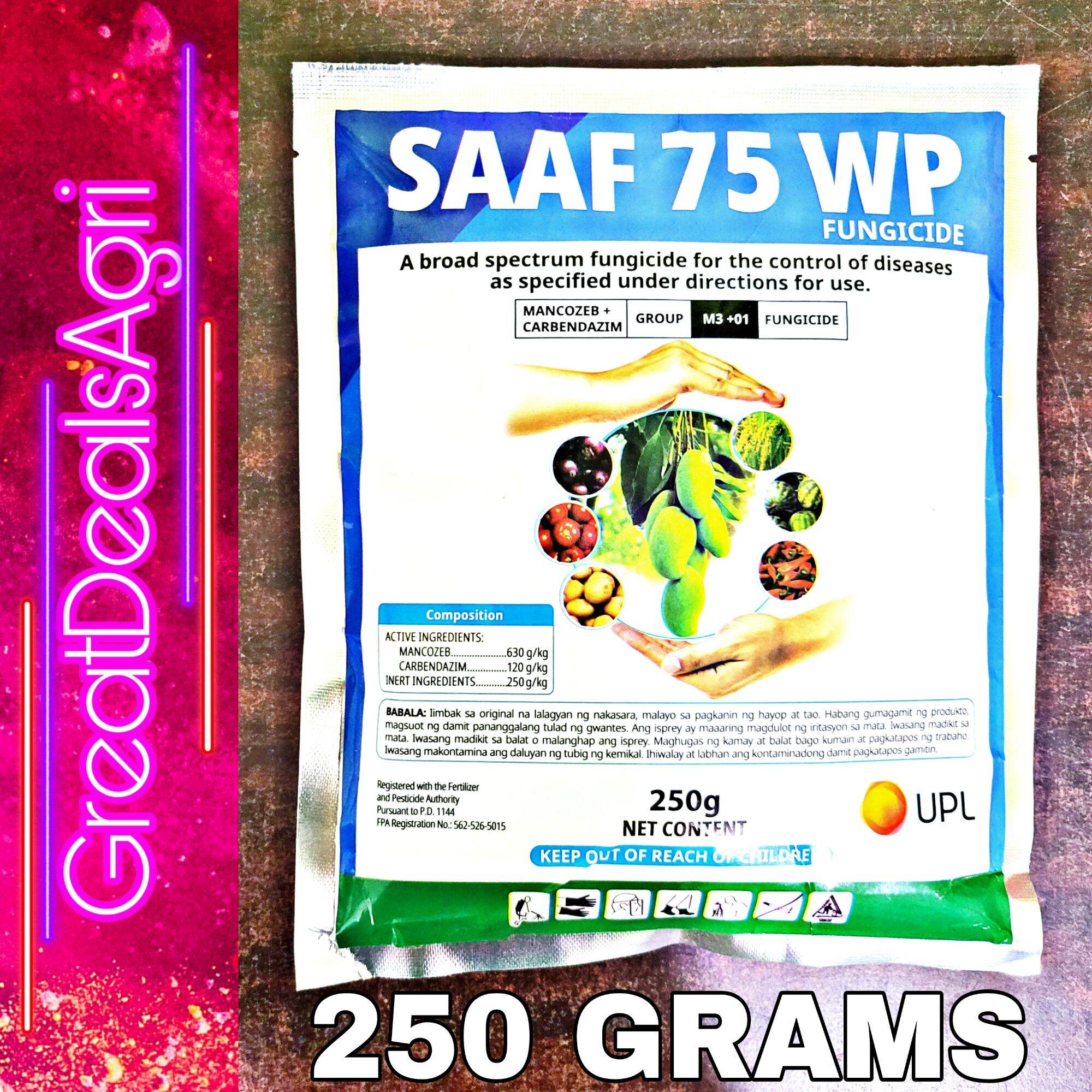 Saaf Wp Mancozeb Carbendazim Fungicide Grams By Upl Lazada Ph