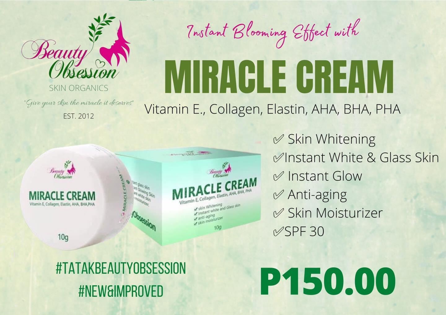 Miracle Cream By Beauty Obsession FREE GIFTS Lazada PH