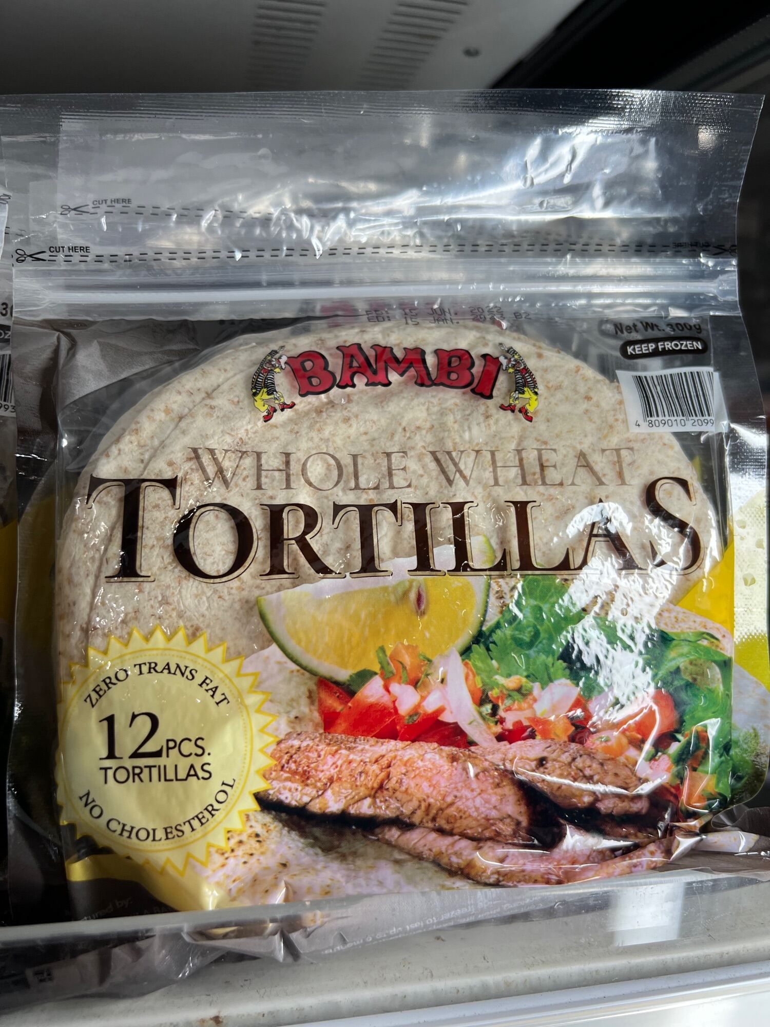 BAMBI WHOLE WHEAT TORTILLAS WRAP 12 PCS Lazada PH