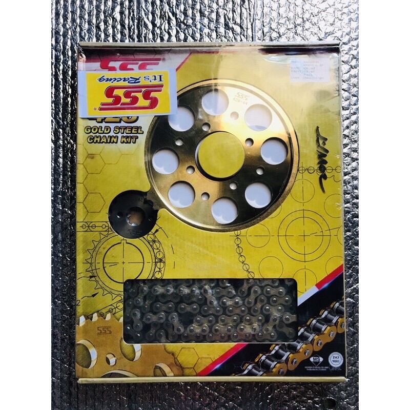 Sss Sprocket Kit Raider N Steel Gold Lazada Ph