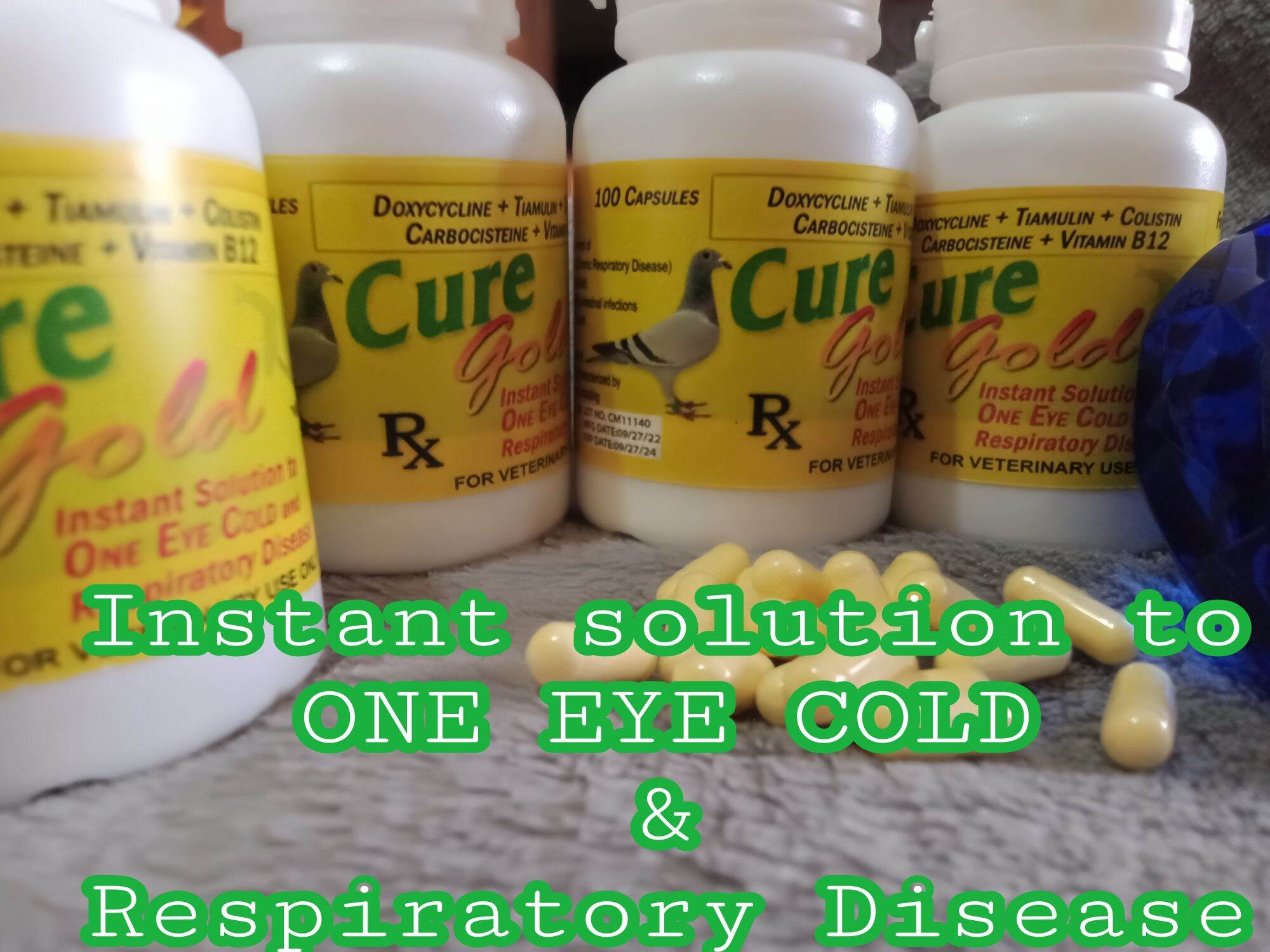 Cure Gold Pcs Mabisang Gamot Sa One Eye Cold At Sipon Ng Kalapati