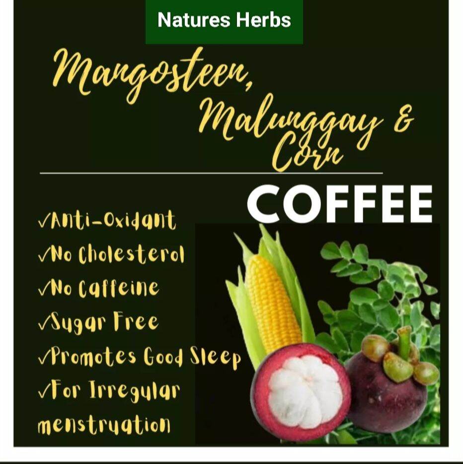 Corn Malunggay And Mangosteen Organic Herbal Coffee Lazada Ph