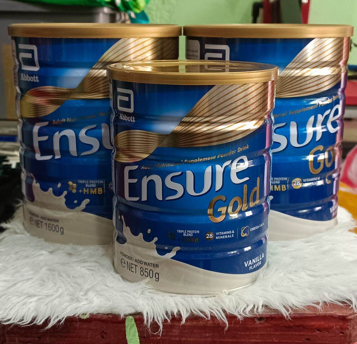 Ensure Gold Vanilla Flavour 850g And 1600g Lazada PH