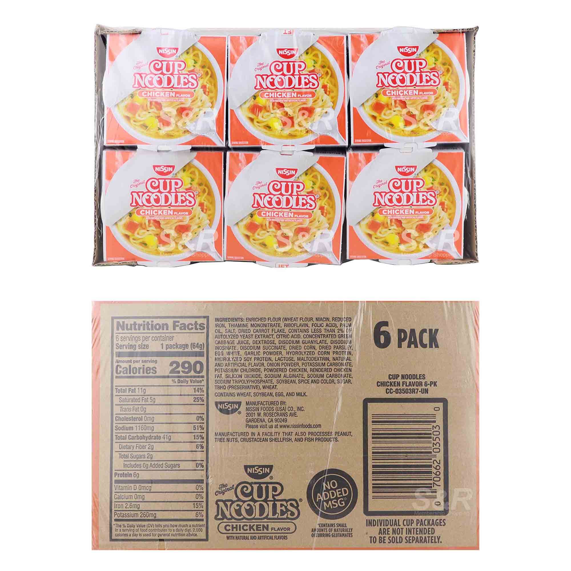 Nissin The Original Cup Noodles Chicken Flavor Pcs Lazada Ph