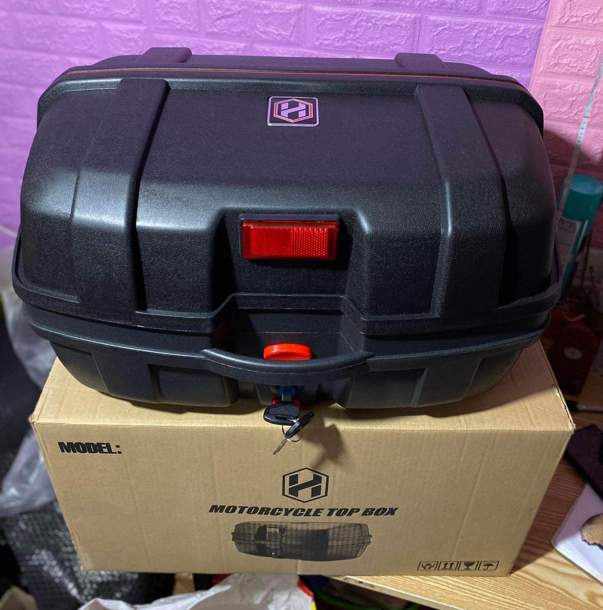 HNJ MOTORCYCLE TOP BOX 45L Lazada PH