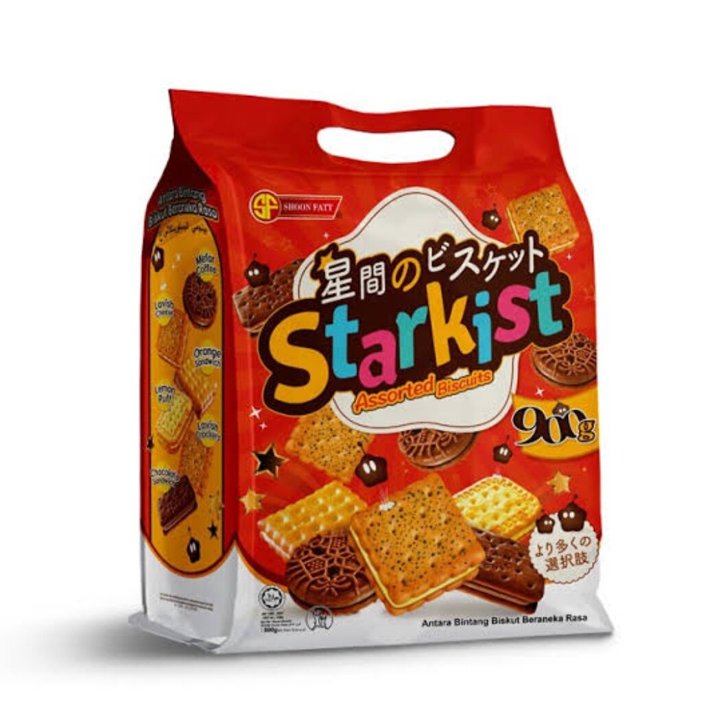 Shoon Fatt Starkist Assorted Biscuits 900g We Lazada PH