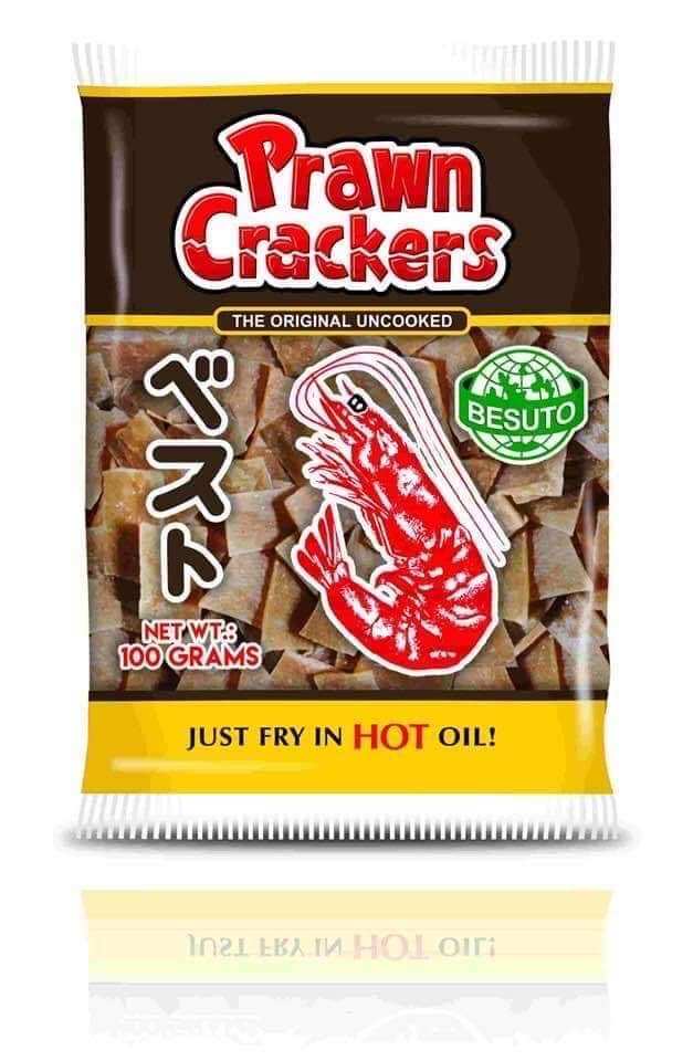 Prawn Crakers Uncooked Besuto Original Flavor G For Pesos Only