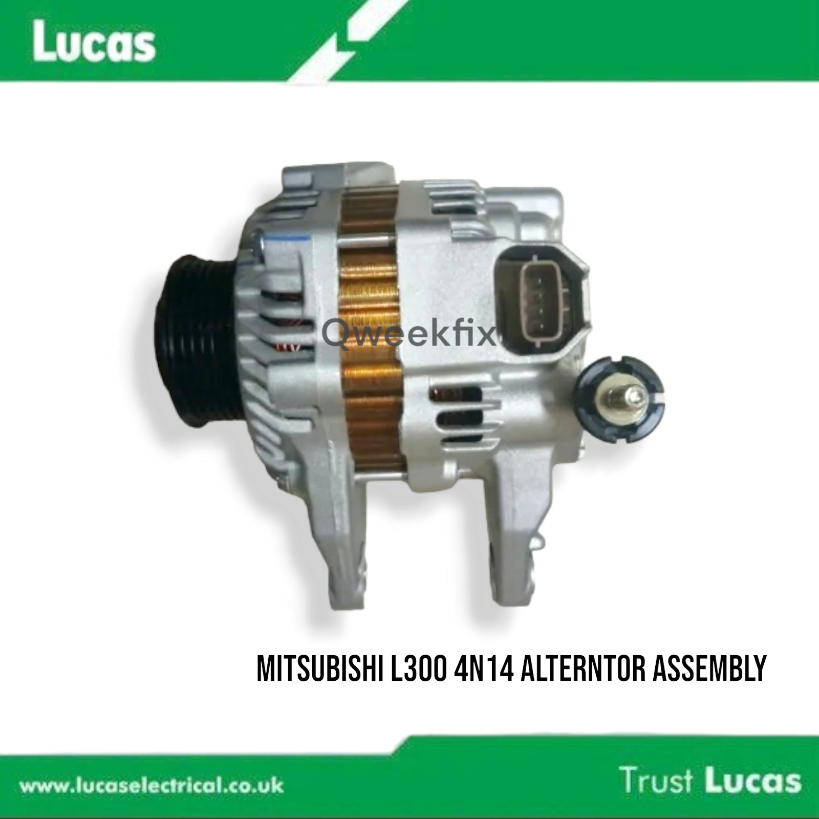 Genuine Lucas Alternator Mitsubishi L300 4N14 2020 Up 65A 12V 6PK