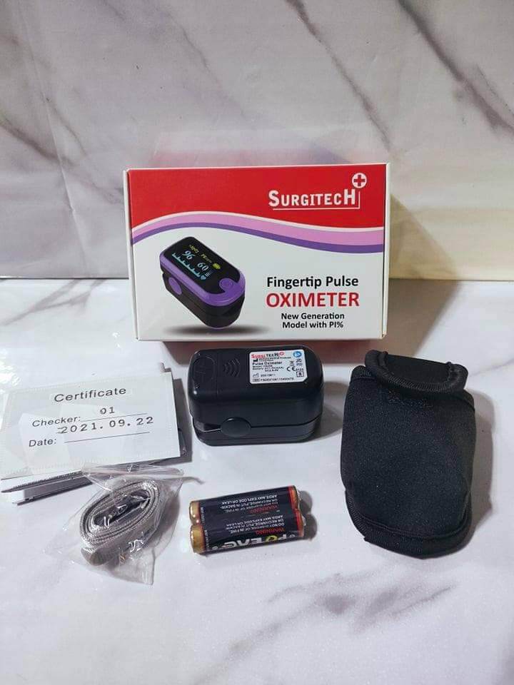 Surgitech Finger Pulse Oximeter Black Lazada Ph