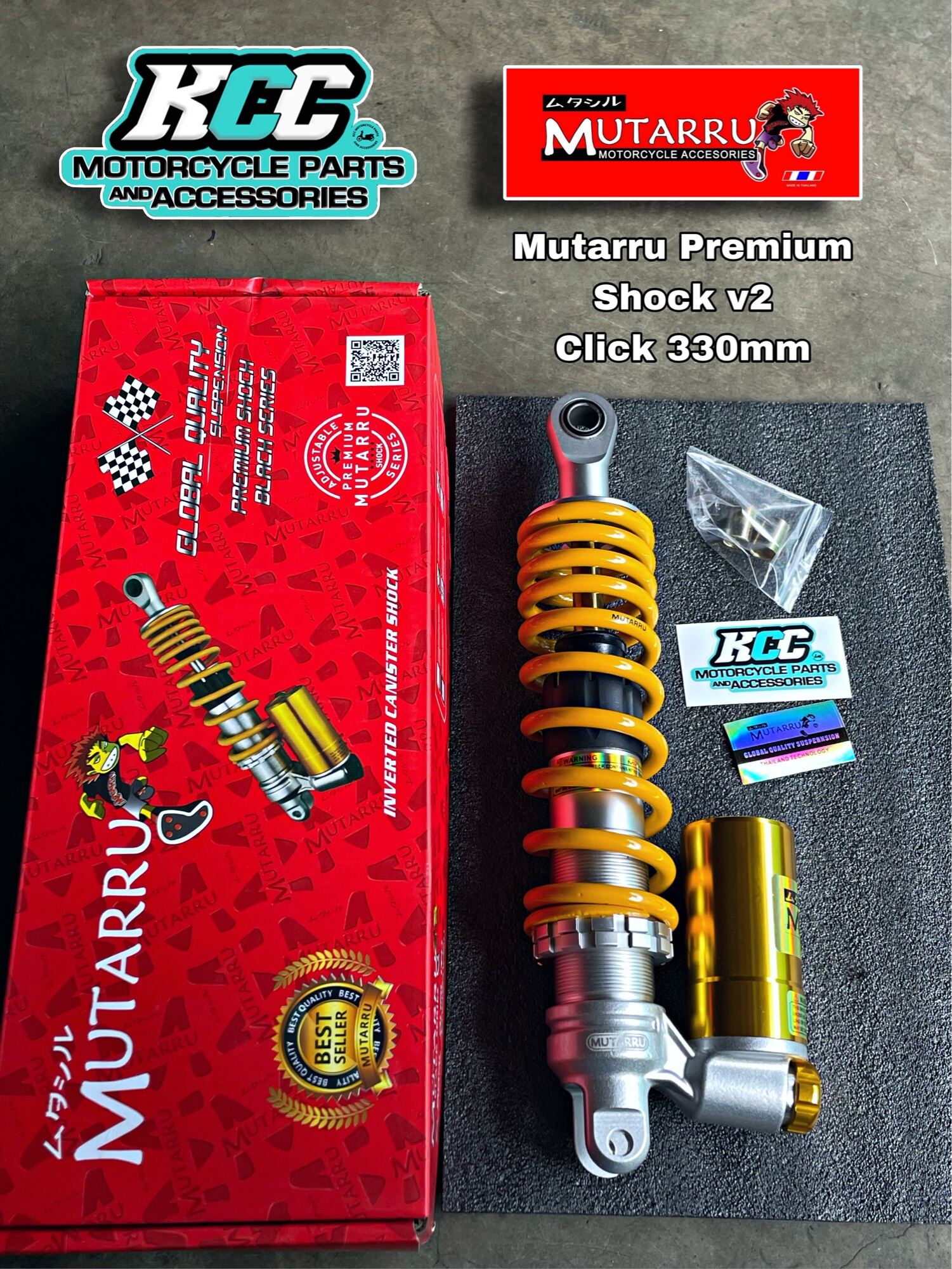 MUTARRU SHOCK V2 HONDA CLICK 330mm Lazada PH