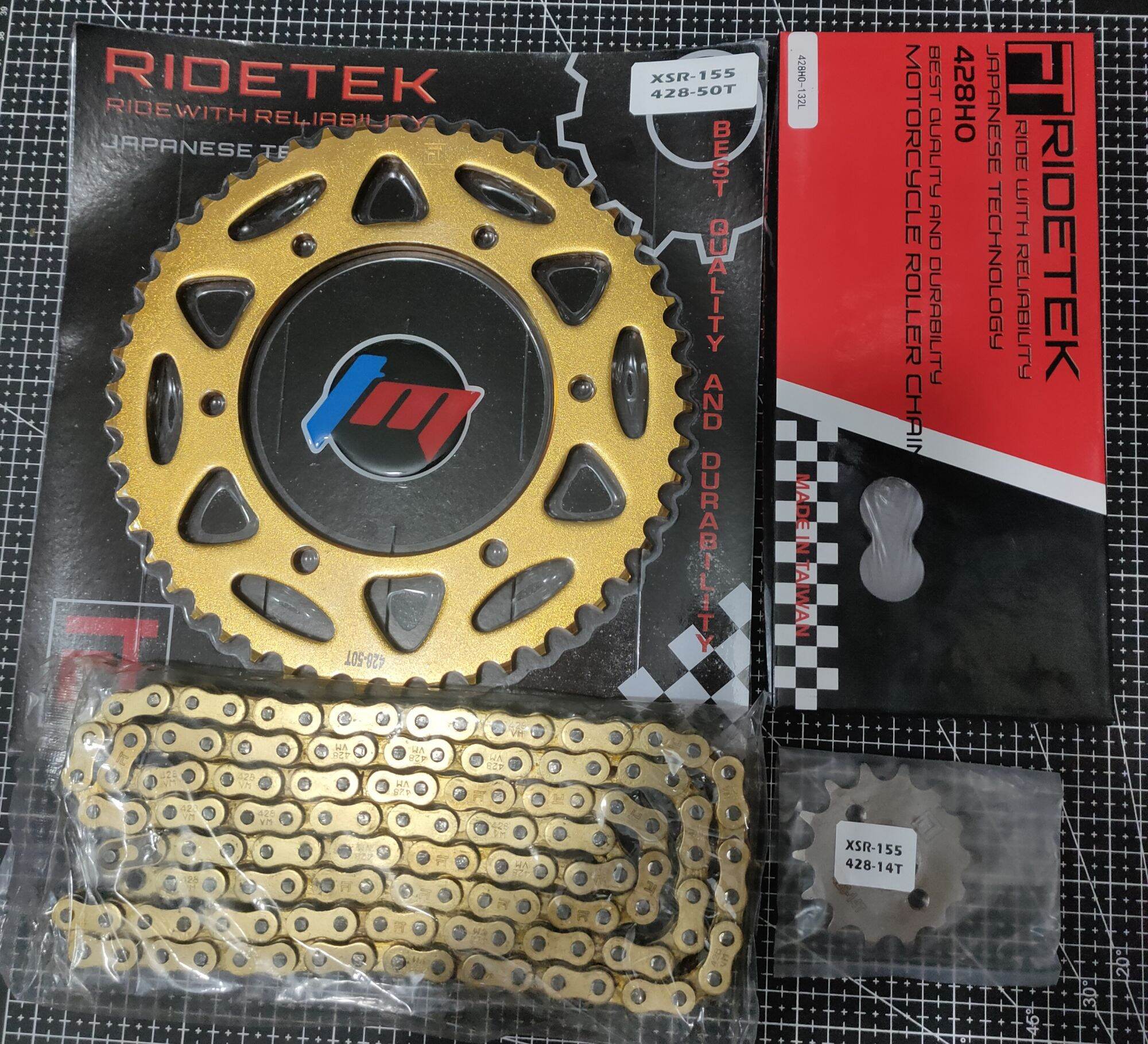 R15 V3 R15M Ridetek Sprocket And Chain Set O Ring Type Chain Lazada PH