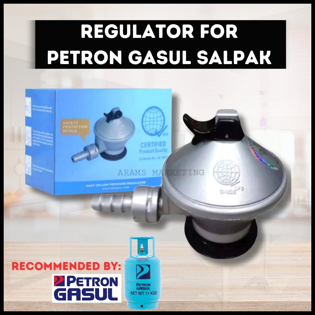 Gasul LPG De Salpak Regulator TPA Brand Recommended By Petron Lpg