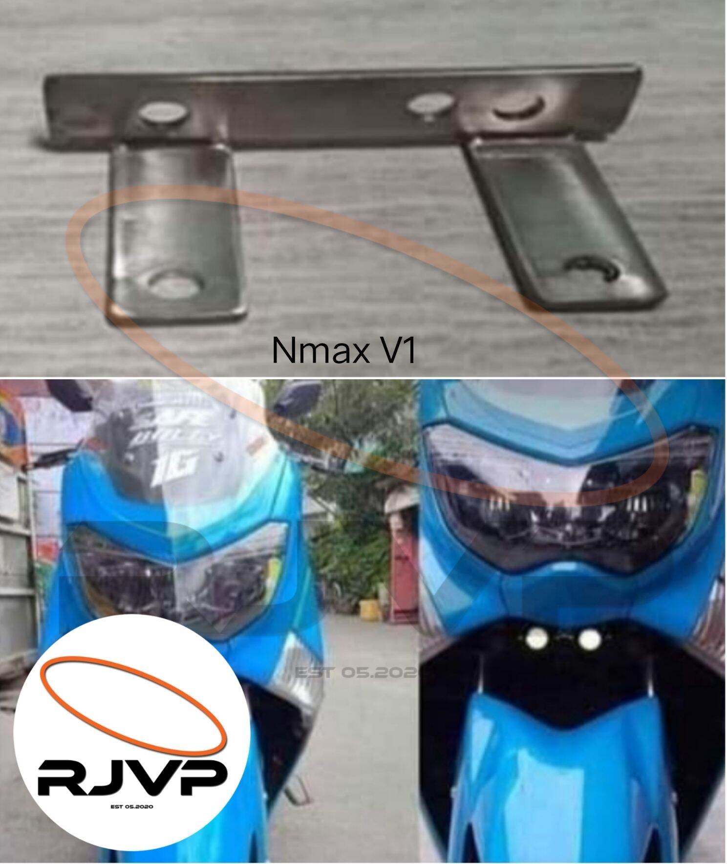 Yamaha Nmax V1 TPost MDL Bracket Mini Driving Light Bracket Pure