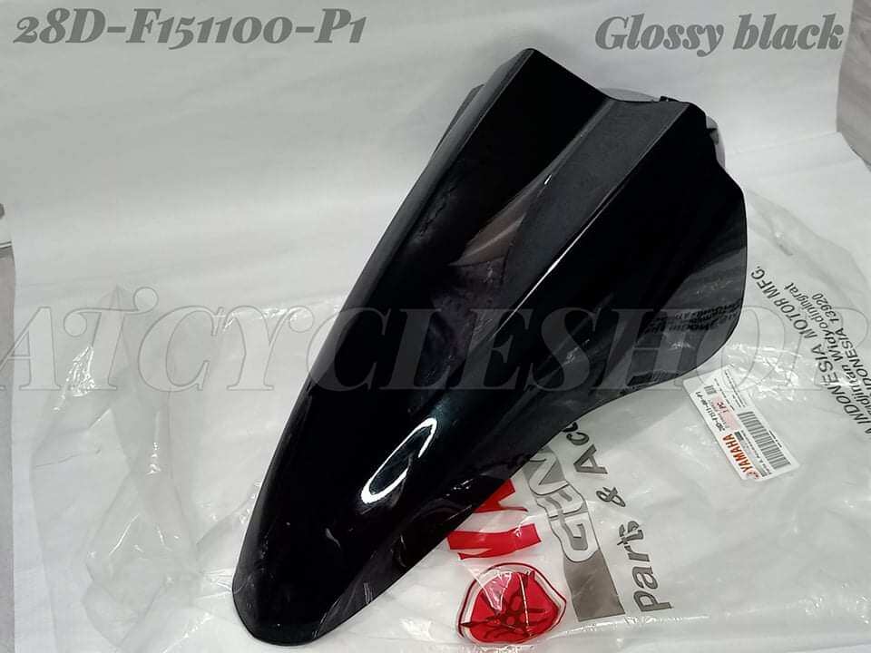 FRONT FENDER FOR MIO SPORTY MIO SOULTY GLOSSY BLACK ORIGINAL Lazada PH