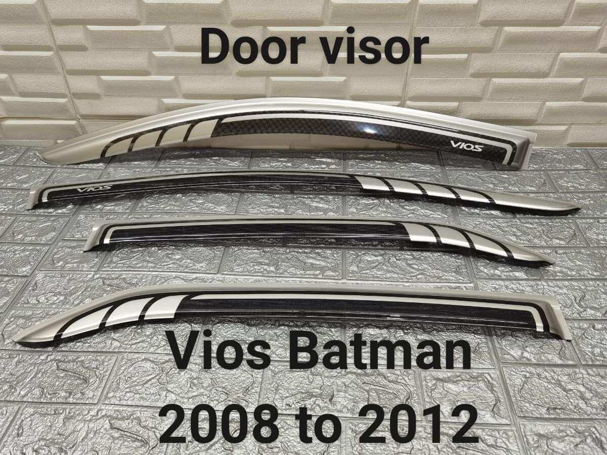 Toyota Vios Gen 2 Batman 2007 To 2012 Yr Model Door Visor Rain Visor