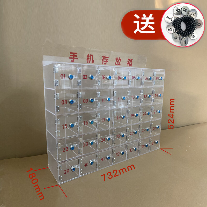 Transparent Mobile Phone Cabinet Storage Cabinet Acrylic Display