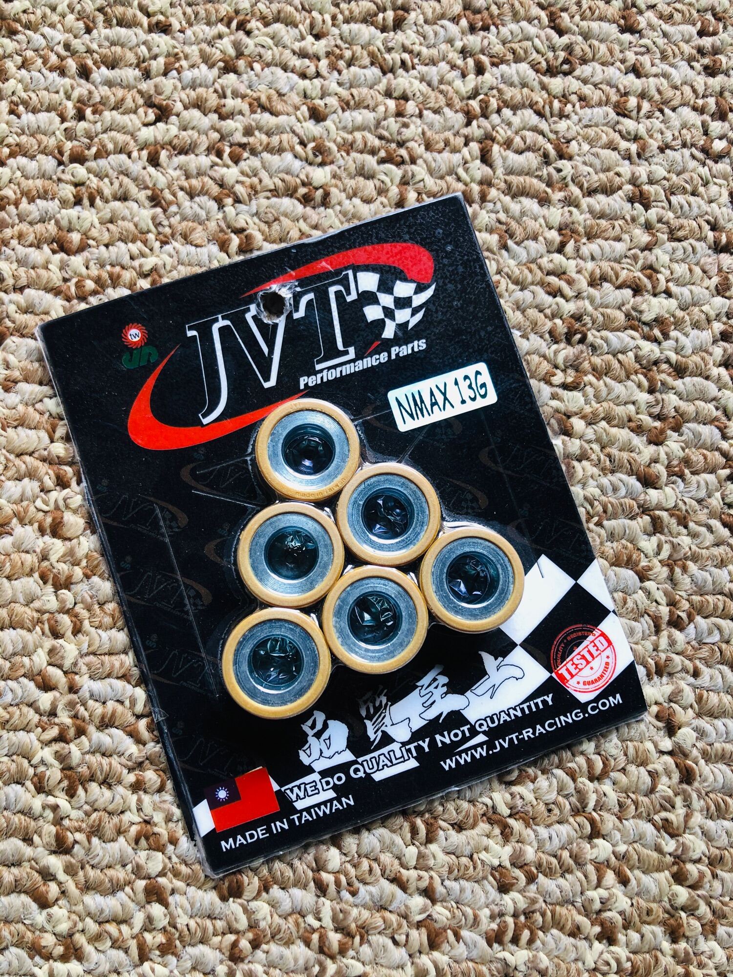 JVT 3PCS TAIWAN FLYBALL BOLA 13GRAMS FOR NMAX AEROX MIO 125 M3