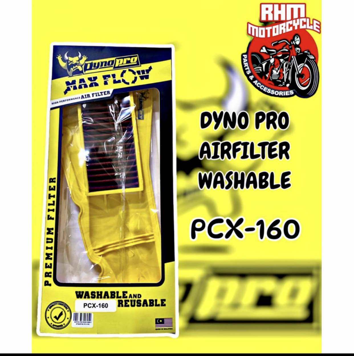 Air Filter Element Washable Dyno Pro Click Pcx 160 Pcx 150 Lazada PH