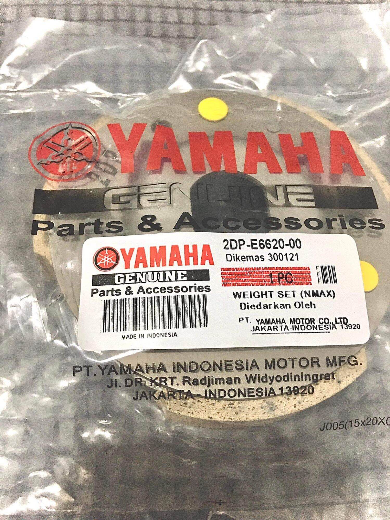 Yamaha Nmax V V Clutch Lining Weight Set Dp E Genuine Part