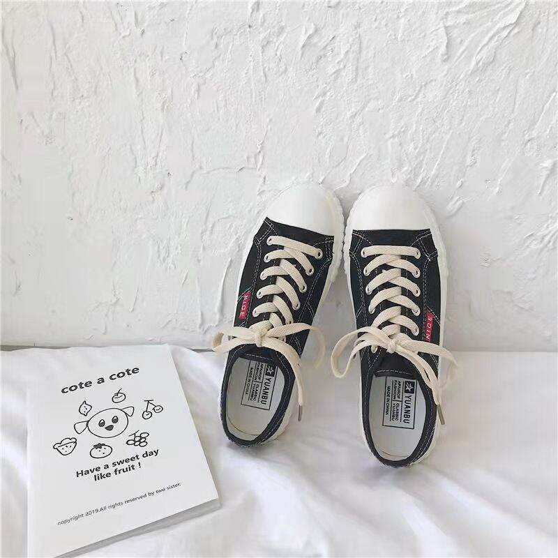 New Korean Sneaker Shoes Lowcut Canvas Shoes For Women A6126 Lazada PH