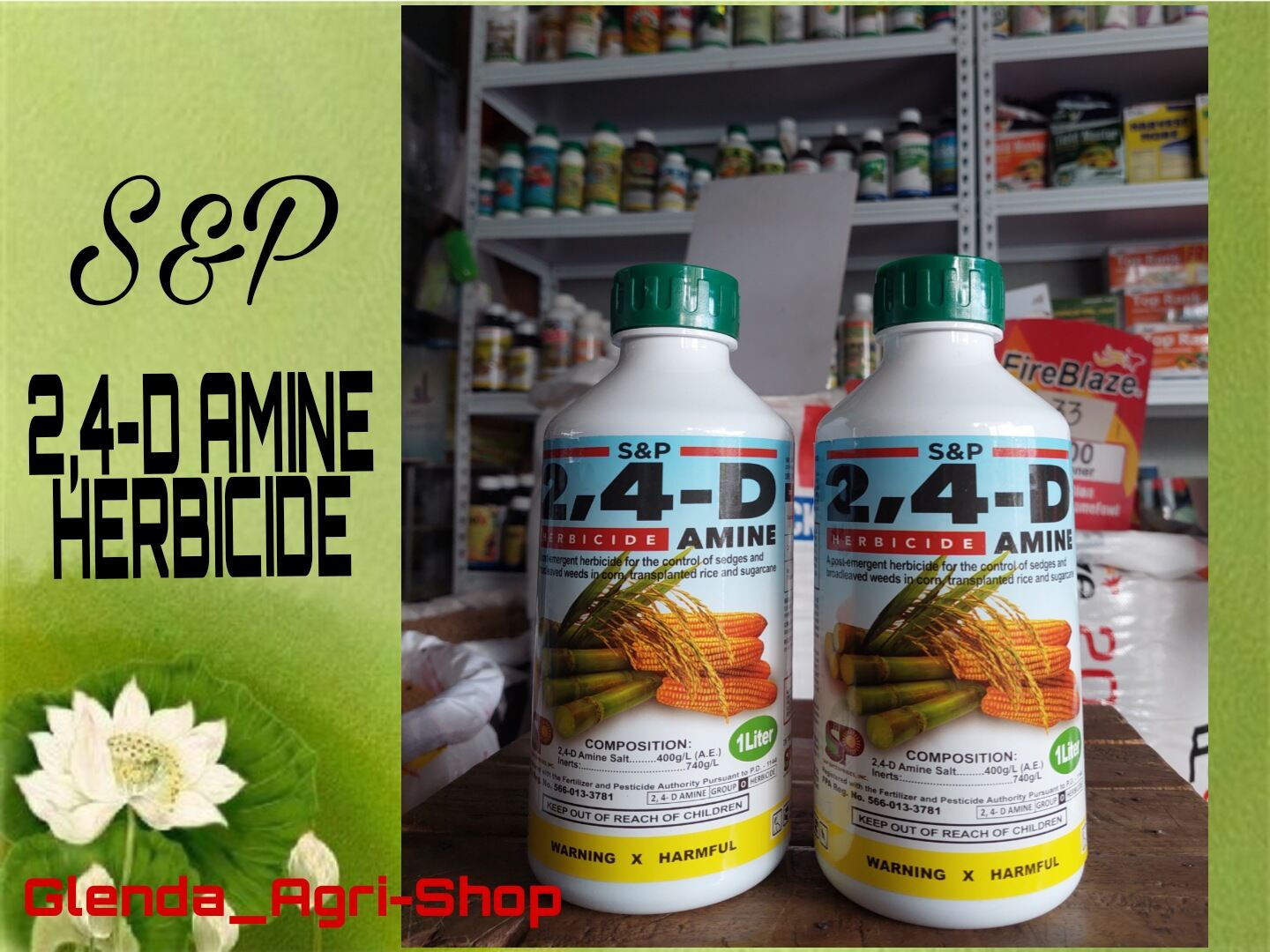 2 4 D AMINE Herbicide BY S P 1Liter Lazada PH