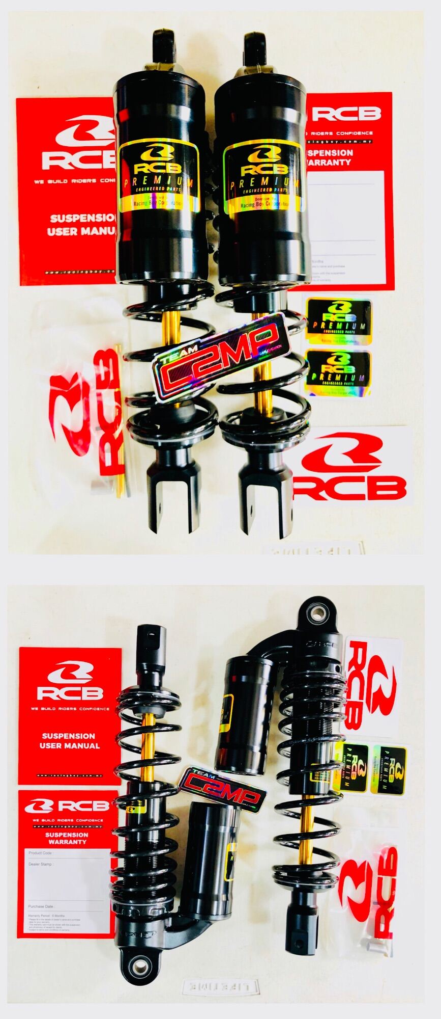 Rcb Dual Shock Mb Series Mm Aerox V And V Nmax Lazada Ph