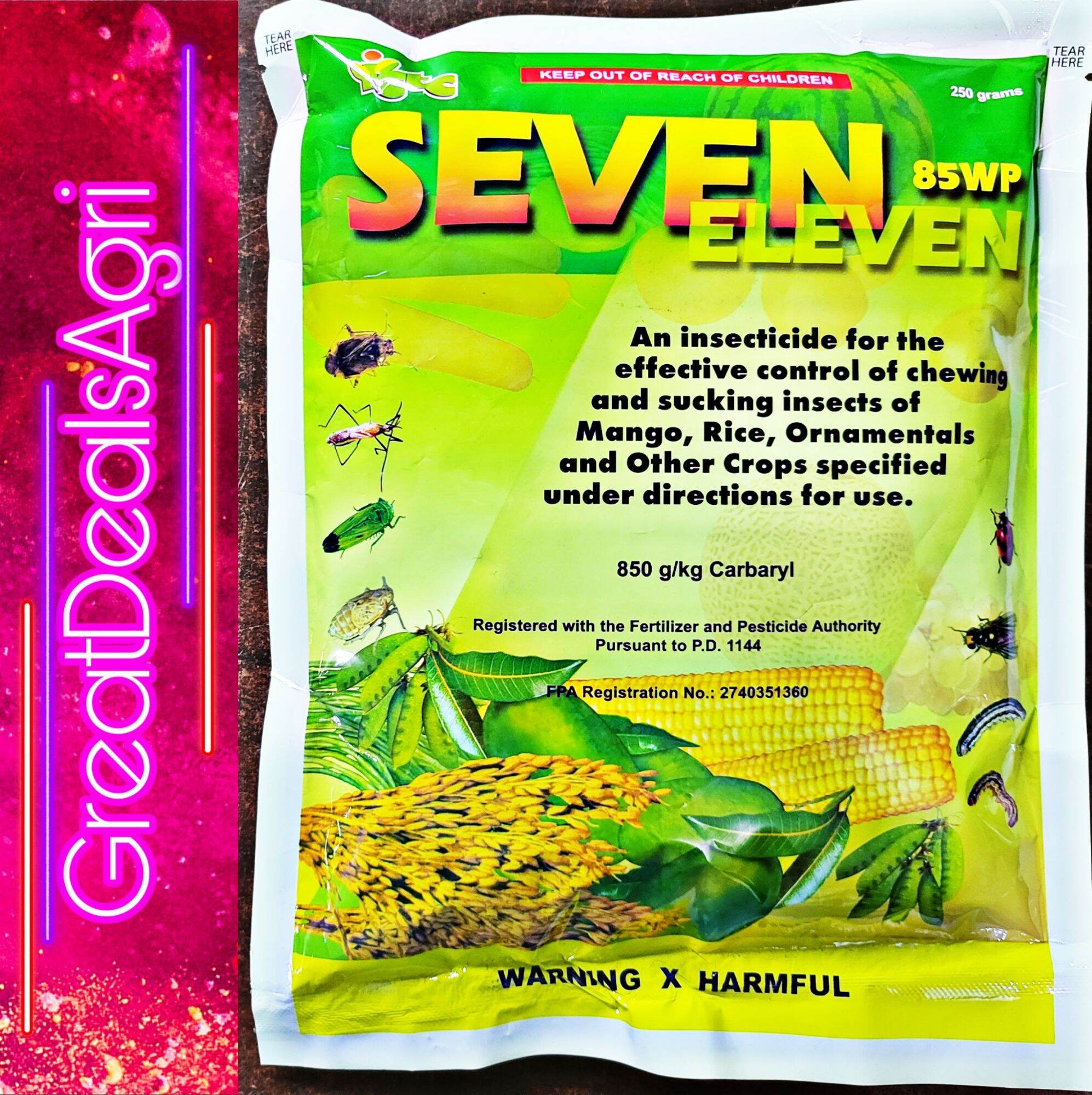 Seven Eleven Wp Carbaryl Insecticide G By Ictc Lazada Ph