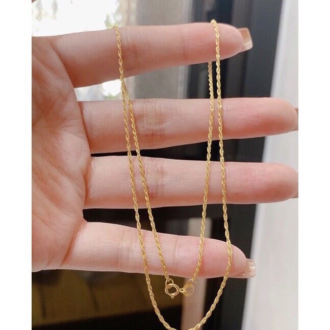 Cod Pawnable K Saudi Gold Rope Chain Or