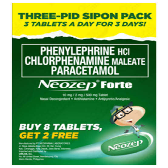 Neozepforte 500mg 8 2 Three Pid Sipon Pack For Only 45php Lazada PH