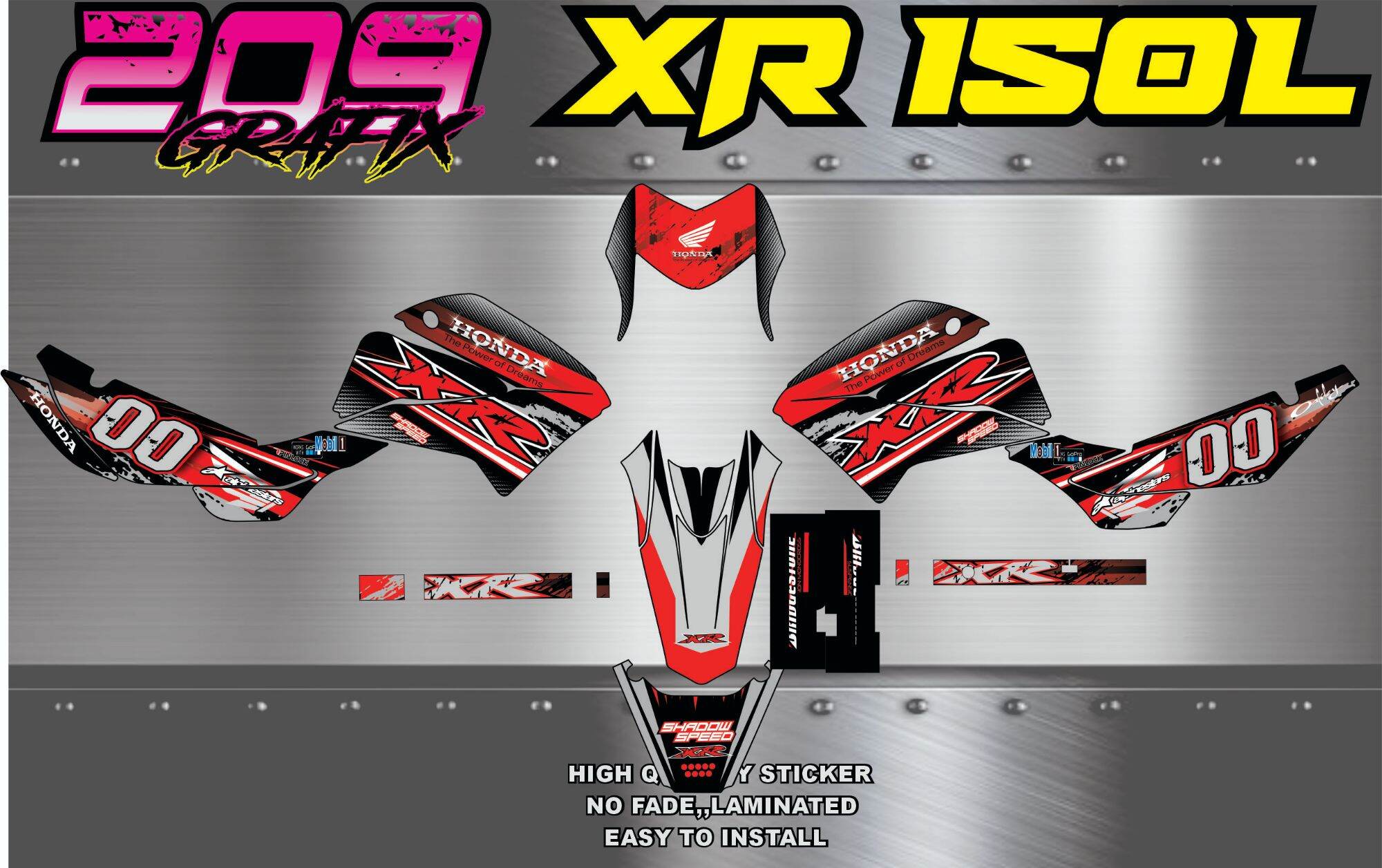 XR 150L FULL BODY DECALS Lazada PH