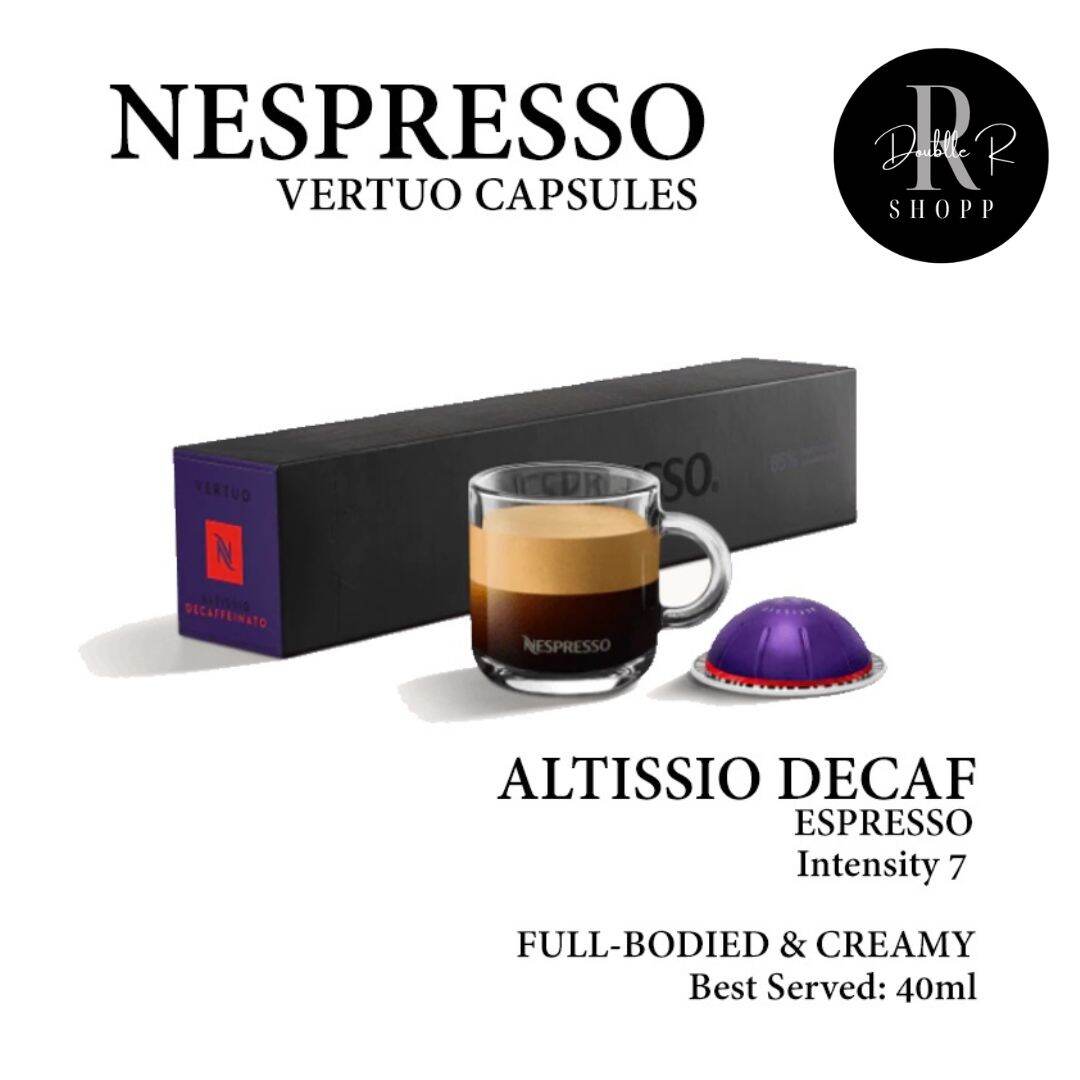 Nespresso Vertuo Capsules Altissio Decaf 40ml Lazada PH