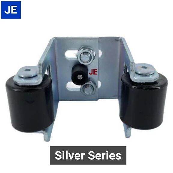 Je Adjustable Sliding Gate End Stop Catcher With Nylon Rollers And