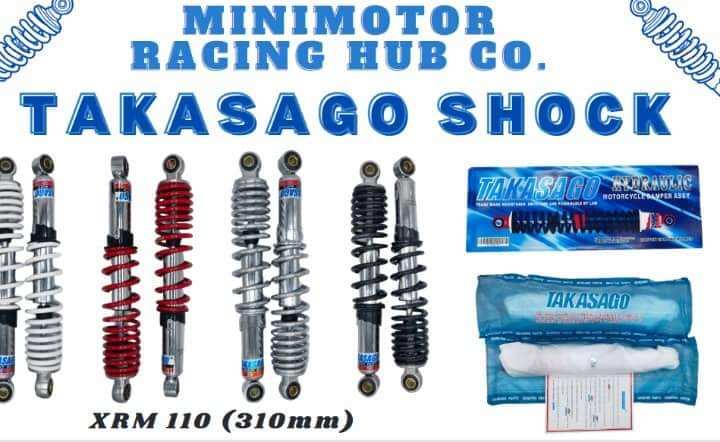 ORIGINAL TAKASAGO REAR SHOCK HEAVY DUTY WAVE XRM SMASH HONDA