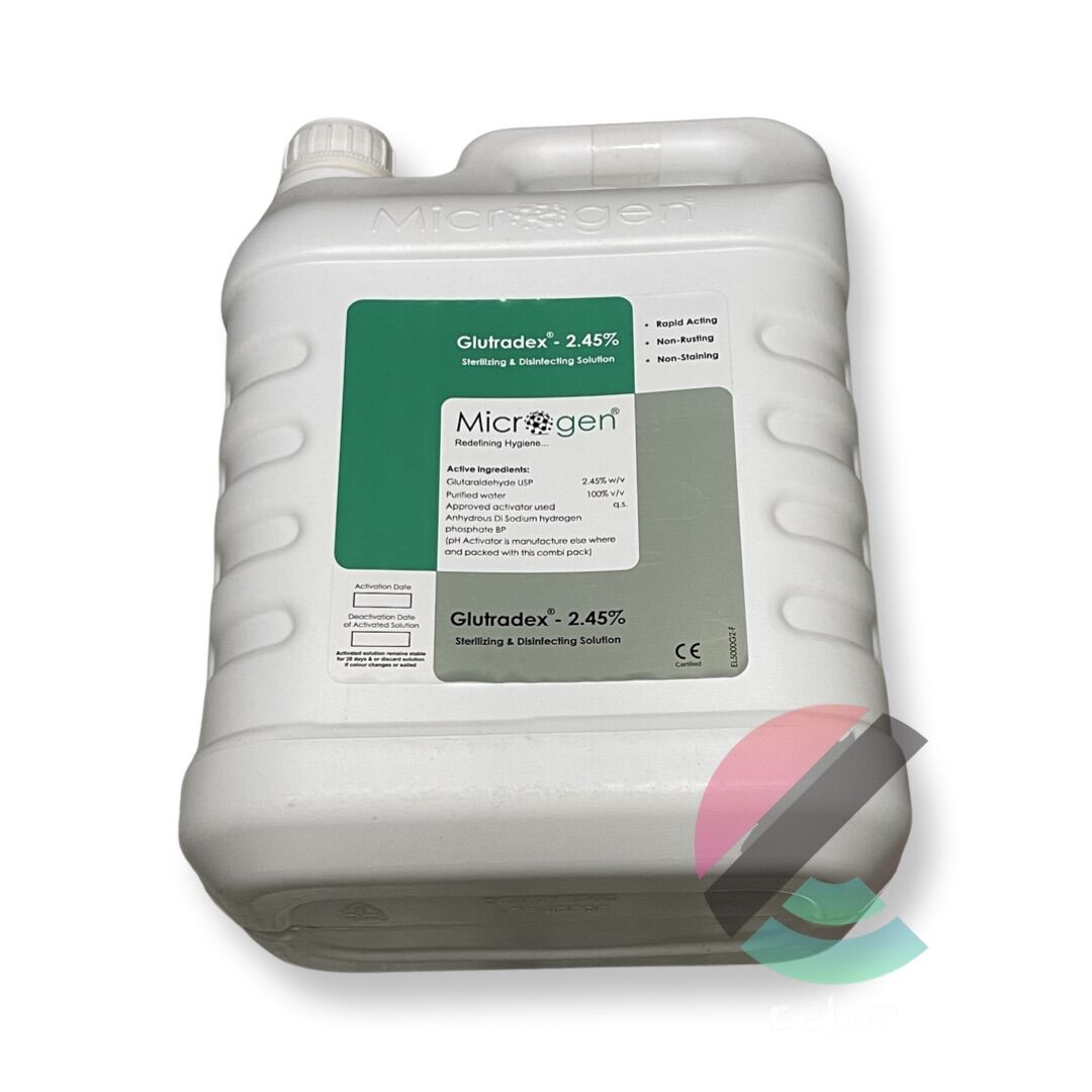 5 Litre GLUTRADEX Cidex HIGH LEVEL INSTRUMENT DISINFECTANT