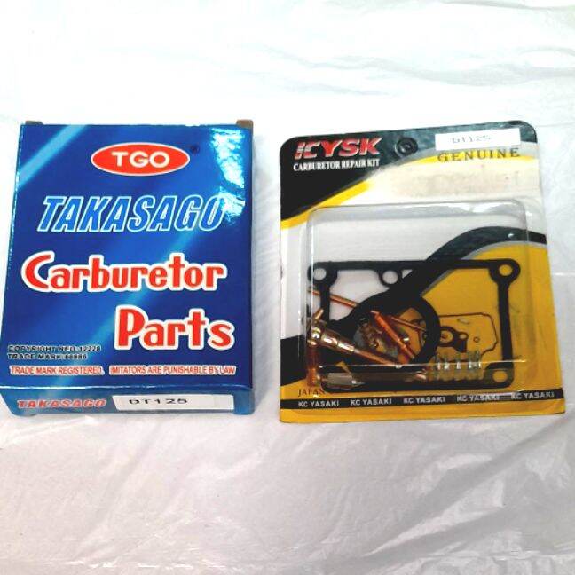 YAMAHA DT125 CARBURETOR REPAIR KIT TAKASAGO BRAND Or KYSK BRAND