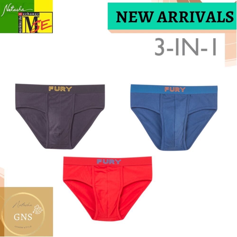 Natasha MSE YOSHINO Mens 3 In 1 Bikini Brief Lazada PH