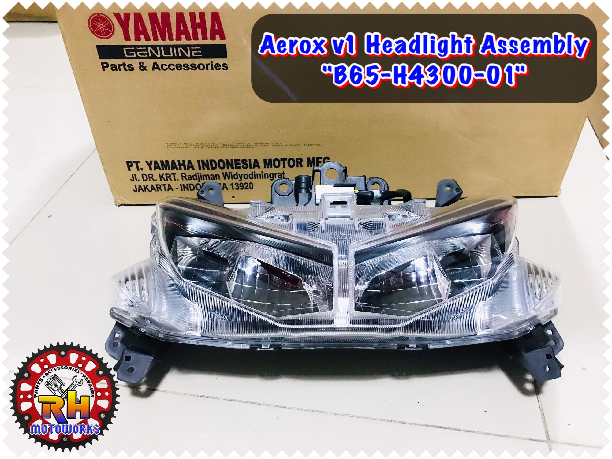 Aerox V Headlight Assembly B H Yamaha Genuine Parts Lazada Ph