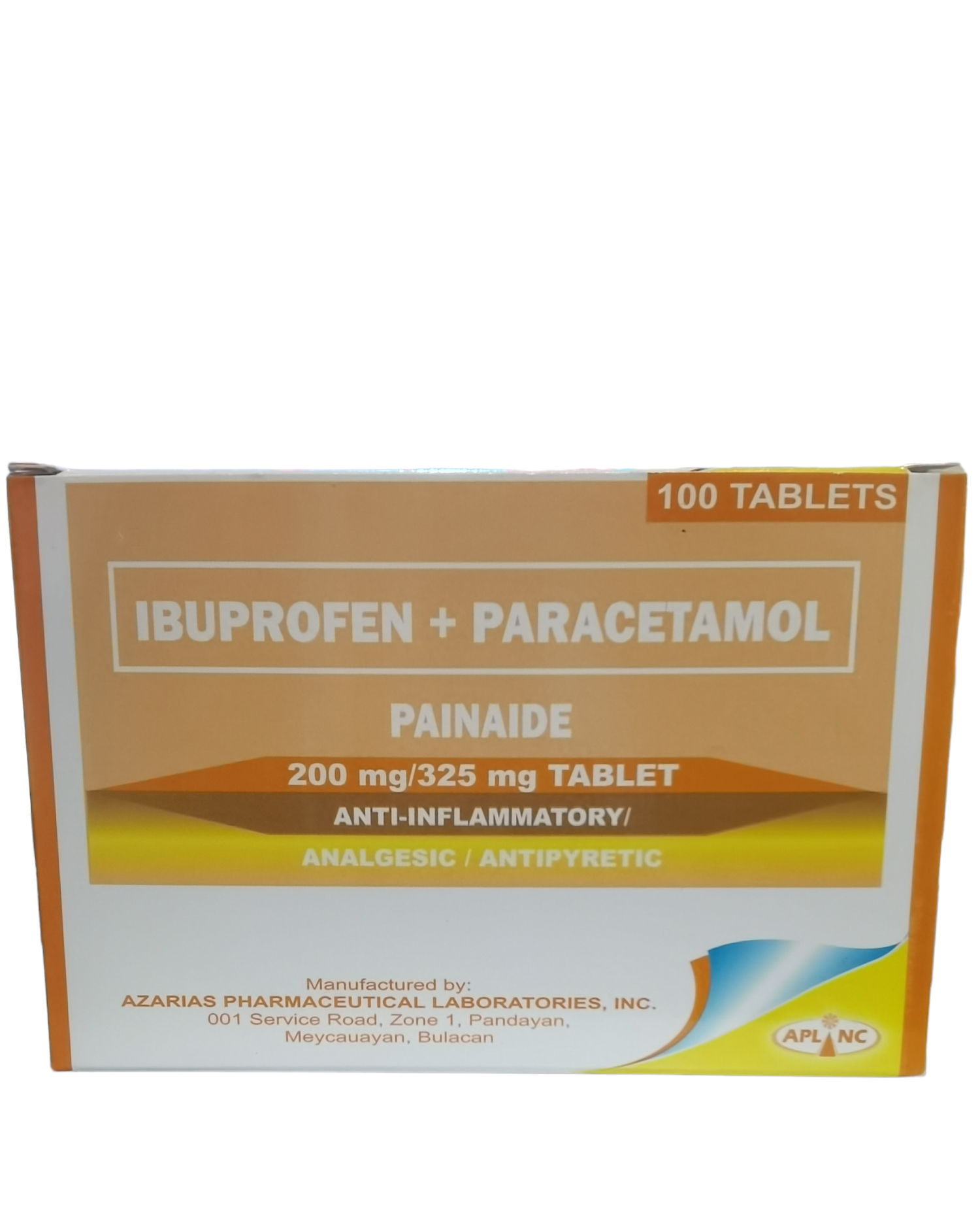 PAINAIDE IBUPROFEN PARACETAMOL 200mg 325mg Tablet Lazada PH